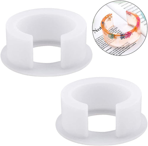 NATUCE 2PCS Stampo per Braccialetto, Stampo in Resina, Stampo Silicone Resina Gioielli, Ciondoli Strumenti Fai da Te, Stampi per Resina, per Collana Pendente Braccialetto Creazione di Ciondoli