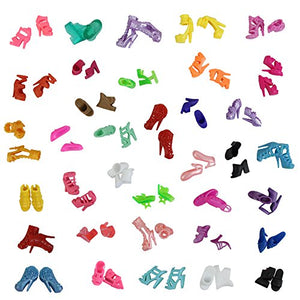 ZITA ELEMENT 20 Pezzi = 10 Vestiti Abiti e 10 Scarpe per 28-30cm Bambola,...