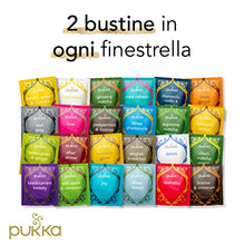 Carica l&#39;immagine nel visualizzatore di Gallery, Pukka Herbs | Calendario dell&#39;Avvento con tisane biologiche Days of Giving | Idea regalo da condividere | Eco-friendly e sostenibile | Senza cioccolato | Senza lattosio | 48 filtri | 24 gusti