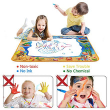 Carica l&#39;immagine nel visualizzatore di Gallery, Pachock Grande Doodle Tappeto Magico 100CM x 70CM, Acqua Tappeto... - Ilgrandebazar