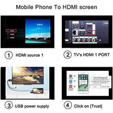 Carica l'immagine nel visualizzatore di Gallery, AMANKA 4K Cavo Phone HDMI Adattatore,4K 30HZ to HDTV MHL Lighting...