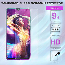 Carica l'immagine nel visualizzatore di Gallery, LeYi Custodia Galaxy A10 Glitter Cover con Vetro EU ZX NZ Sam M10 Teal/Purple