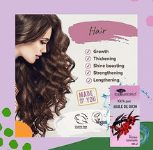 Carica l&#39;immagine nel visualizzatore di Gallery, 100ml - Olio di Ricino Puro 100% Spremuto a Freddo | Stimola la Crescita di Capelli, Ciglia e Sopracciglia, Barba e Unghie | Perfetto come Regalo | Con un Set di Pennelli e Pipetta