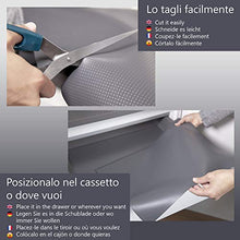 Carica l&#39;immagine nel visualizzatore di Gallery, Kaeren Tappetino Antiscivolo per 48 cm x 150 cm, Grigio Antracite/Puntini