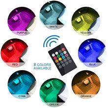 Carica l&#39;immagine nel visualizzatore di Gallery, Favoto Luci LED Interne Auto, 4 Strisce 48 Lampadine Multicolore...