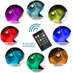 Favoto Luci LED Interne Auto, 4 Strisce 48 Lampadine Multicolore...
