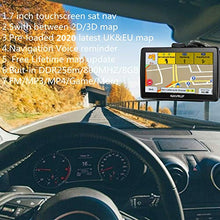 Carica l&#39;immagine nel visualizzatore di Gallery, Navigatore satellitare per auto camion,7 pollici con aggiornamento gratuito...
