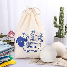 Carica l&#39;immagine nel visualizzatore di Gallery, AMAYGA 6 XL Palline Asciugatrice,100% di Lana per...