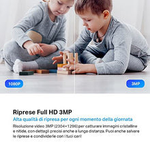 Carica l'immagine nel visualizzatore di Gallery, TP-Link Telecamera Wi-Fi Interno, Videocamera sorveglianza 1080P, Visione Notturna, Audio Bidirezionale, Notifiche in tempo reale del sensore di movimento(Tapo C200)