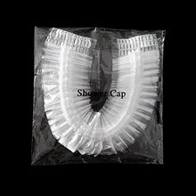 Carica l&#39;immagine nel visualizzatore di Gallery, 100 cuffie per doccia monouso, grandi, in plastica elastica, uso 44CM - Ilgrandebazar