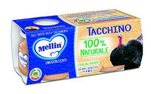 Carica l'immagine nel visualizzatore di Gallery, Mellin Omogeneizzato di Tacchino 100% Naturale – 12 Vasetti da 80 gr