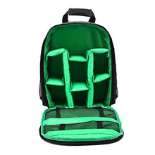 Carica l&#39;immagine nel visualizzatore di Gallery, Docooler Zaino Fotografico Piccola Borsa Fotografica Antiurto verde