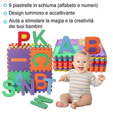 Carica l&#39;immagine nel visualizzatore di Gallery, Tappeto Bambini Puzzle, Puzzle da Gioco Multicolore in Soffice...