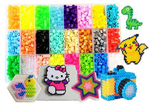 Carica l&#39;immagine nel visualizzatore di Gallery, Perline da stirare-4500pcs 24Colore(4 brilla al buio)3Pegboard+75modello (15... - Ilgrandebazar