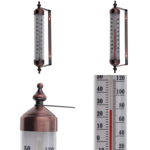 Termometro Esterno con Design Effetto Bronzo, Elegante Bronze Effect - Ilgrandebazar