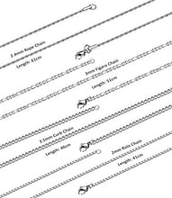 Carica l&#39;immagine nel visualizzatore di Gallery, BESTEEL 4 Pezzi Acciaio Inossidabile Collana Catena per Uomini e Donne Set... - Ilgrandebazar
