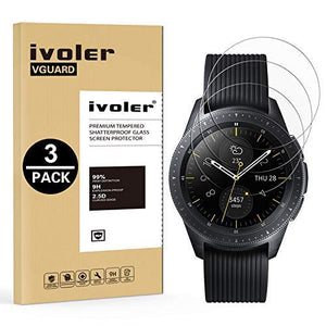 iVoler [3 Pack] Vetro Temperato Compatibile con Samsung Galaxy Watch 42mm - Ilgrandebazar
