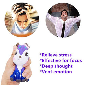Yetech 4 Pezzi Squishy Galaxy Kawaii Cervo Unicorno Tooth Panda Squishies... - Ilgrandebazar