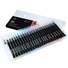 Carica l&#39;immagine nel visualizzatore di Gallery, 24 Brush Pen Set Pennelli Acquerello per Disegno Penne ad Acquerello... - Ilgrandebazar