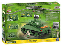 Carica l&#39;immagine nel visualizzatore di Gallery, Cobi-2464 Small Army Carro Armato M4A1 Sherman 420 Pezzi, Colore Verde, 2464