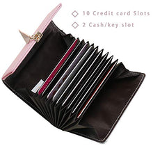 Carica l'immagine nel visualizzatore di Gallery, Porta Carte di Credito Donna SAMKING Genuino del Titolare della Carta Rosa 2 - Ilgrandebazar