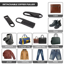 Carica l&#39;immagine nel visualizzatore di Gallery, 6Pezzi Tiretti per Cerniere, cursori per cerniere lampo，Cursore Cerniera Ricambio, per Riparazione Zip，Per Vestiti, Bagagli, Valigia, Jeans,Zaino, Mestiere Fai Da Te，Borsa Giacca