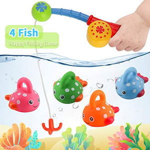 BBLIKE Giochi Bagnetto, Giocattoli da Pesca Senza Muffa con Bagno...