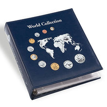 Carica l&#39;immagine nel visualizzatore di Gallery, Optima Münzalbum World Money, mit 5 Verschiedenen Münzhüllen, Blau - Ilgrandebazar