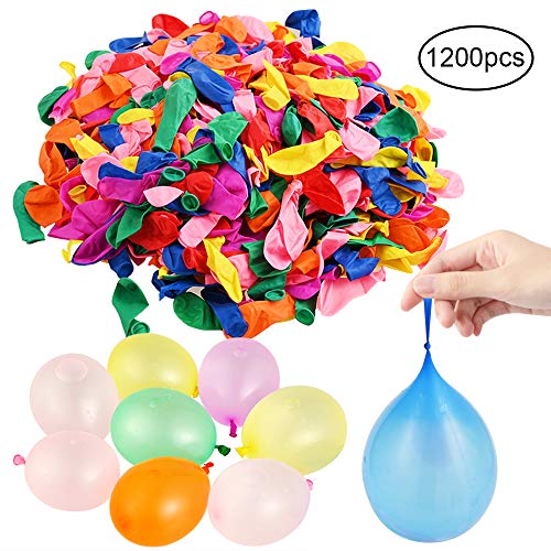 GOLDGE 1200 Palloncini d'Acqua, Colorato Fluorescente Palloncini, Outdoor...