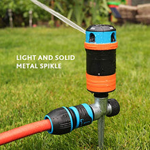 Carica l&#39;immagine nel visualizzatore di Gallery, GRÜNTEK Irrigatore Giardino Rotante su picchetto a 4 Spruzzi