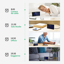 Carica l&#39;immagine nel visualizzatore di Gallery, Holife Sveglia Digitale, da Comodino, 1. Blu con Adattatore - Ilgrandebazar