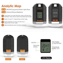 Carica l'immagine nel visualizzatore di Gallery, lanktoo Sinvitron Lanterna da Campeggio Ricaricabile a LED 15000mAh con Schermo LCD, 4...