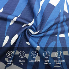 Carica l'immagine nel visualizzatore di Gallery, Happylohas Asciugamano Palestra Microfibra, Tropical beach plant style