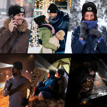 Carica l'immagine nel visualizzatore di Gallery, ZOOI Regalo Uomo, Idee Regalo Natale, Bluetooth Cappello con Luce LED Invernale Uomo, Idee Regalo Uomo Natale Originale, Regali papà/Uomo, Regalo Uomo Compleanno, Regali San Valentino per Lui