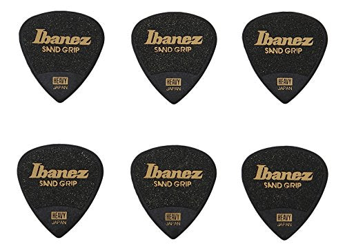Ibanez PPA16HSGYE - Confezione da 6 plettri della serie Wizard 1.0mm, Black - Ilgrandebazar