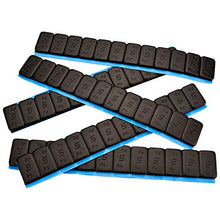 Carica l&#39;immagine nel visualizzatore di Gallery, 7 Pesi equilibratura NERO 12x5g adesivi in acciaio Striscia... - Ilgrandebazar
