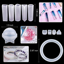 Carica l'immagine nel visualizzatore di Gallery, Comius Sharp Stampi per Resina, 98 PCS in Resina Siliconica e...