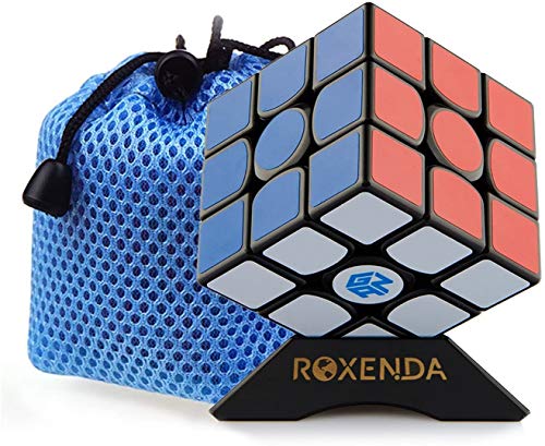 ROXENDA Gan 356 RS Zauberwürfel, 3x3 Gan 356RS Stickerless Speed Würfel, Gan 3x3 Cube V3 System 3x3x3 Cube Gan 356 R Upgraded Version