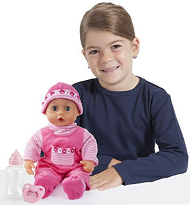 Bayer Design 93800-Pink - Bambola Bebè First Words Baby Interattiva - Ilgrandebazar