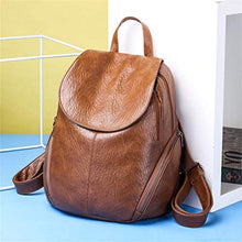 Carica l&#39;immagine nel visualizzatore di Gallery, SPEEDEVE Zaino Pelle Donna Borsa a Zainetto da Viaggio Marrone-226