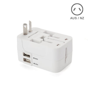 Adattatore Nuovo-Bianco,2 Porte USB-- 1 A, 1 A - Ilgrandebazar
