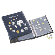 Carica l&#39;immagine nel visualizzatore di Gallery, Optima Münzalbum World Money, mit 5 Verschiedenen Münzhüllen, Blau - Ilgrandebazar
