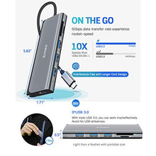 Carica l&#39;immagine nel visualizzatore di Gallery, VaKo Hub USB C 4K Adattatore HDMI 7 Porte con 3 3.0, Lettore di...