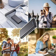 Carica l&#39;immagine nel visualizzatore di Gallery, iPosible Power Bank 24800mAh, Caricabatterie Portatile 2 USB Porte, Nero - Ilgrandebazar
