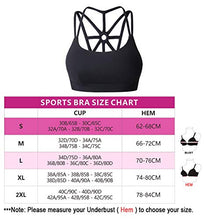 Carica l'immagine nel visualizzatore di Gallery, YIANNA Donna Reggiseno Sportivo Senza Ferretto Reggiseni con M, Nero - Ilgrandebazar