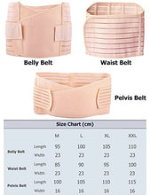 Carica l'immagine nel visualizzatore di Gallery, Sancomo Fascia Post Parto Recupero 3 in 1 Pancia / Vita / Pelvi Supporto Cintura Traspirante Elastica per Donna e Maternità (XXL)