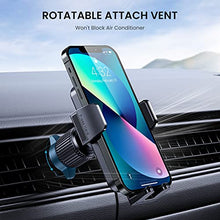 Carica l&#39;immagine nel visualizzatore di Gallery, CINDRO Porta Cellulare Auto [Clip Gancio Militare] 360 Gradi di Rotazione Supporto Telefono Auto Macchina Reggi Portacellulare Auto per Universale Smartphone