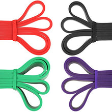 Carica l&#39;immagine nel visualizzatore di Gallery, FEMOR Elastici Fitness 2080mm, Set da 4, Resistenza...