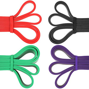 FEMOR Elastici Fitness 2080mm, Set da 4, Resistenza...