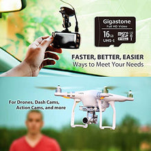 Carica l&#39;immagine nel visualizzatore di Gallery, Gigastone Scheda di memoria Micro SD Video Full HD da 16 GB, confezione 10